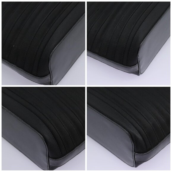 GUCCI Bamboo Hand Bag Canvas 2way Black 000 1705 0588 Auth ep7659 - Picture 16 of 16